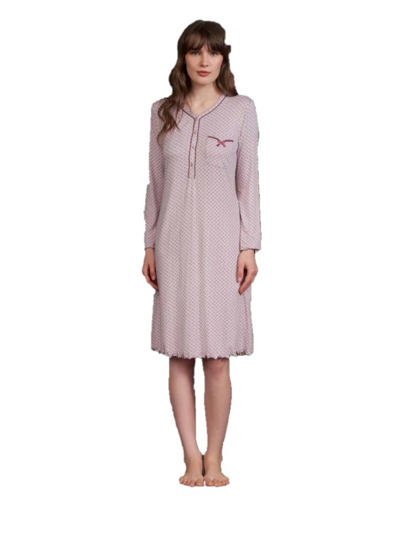 Linclalor Camicia da notte in viscosa elasticizzata art. 02763